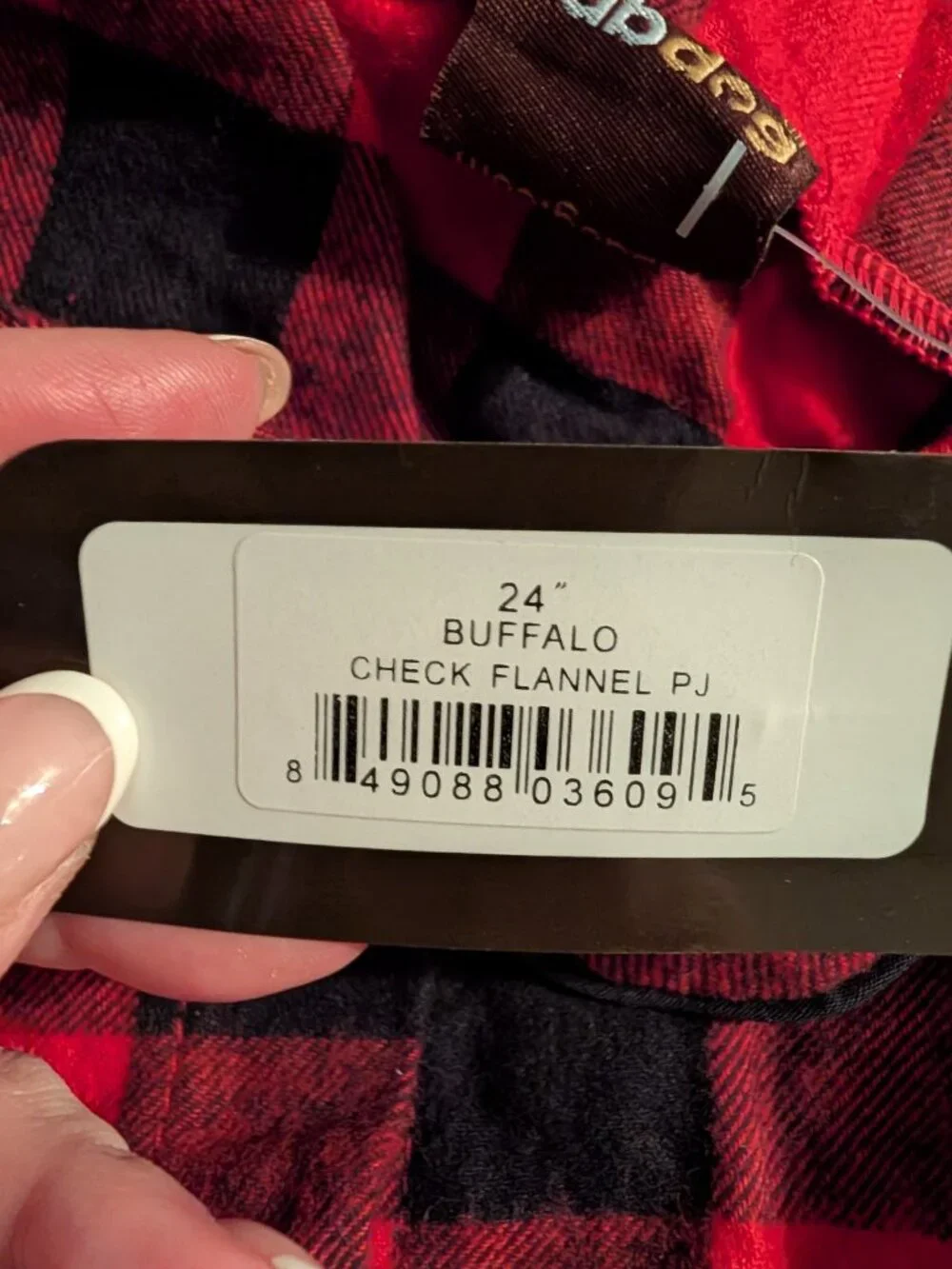 Fabdog Dog Pajama's Buffalo Check Flannel